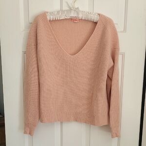 J. Crew Ribbed Cashmere V-neck